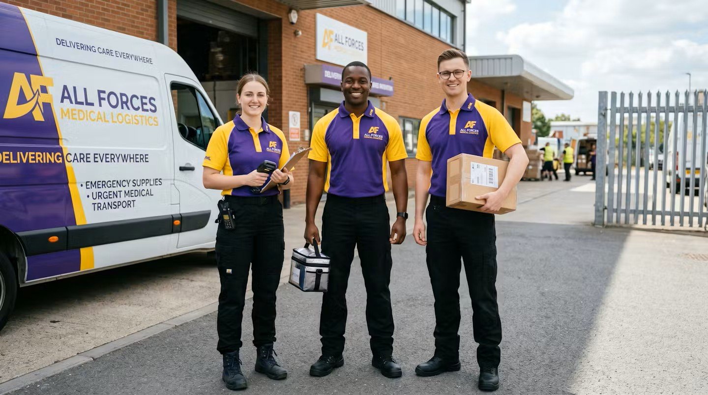 AllForces Medical Logistics Courier Team